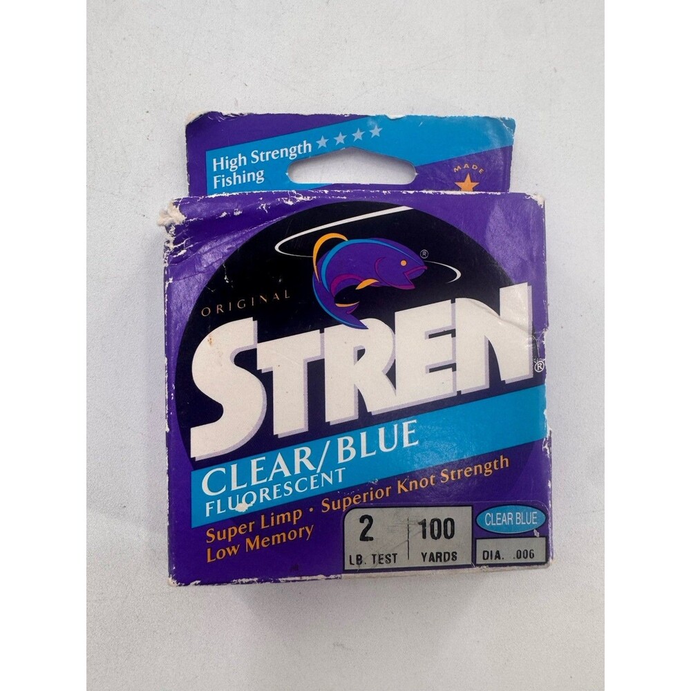 Stren ~ Original Fishing Line 100YD Clear Blue Fluorescent